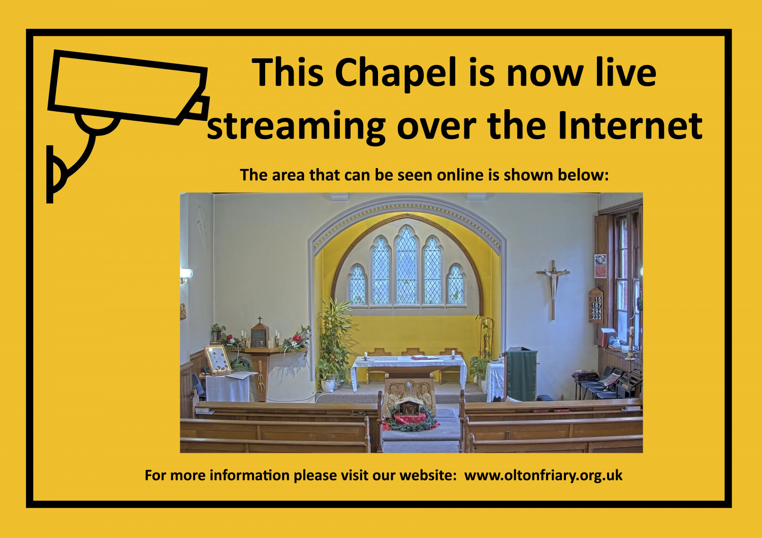 Chapel Livestream Olton Friary Church